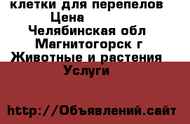 клетки для перепелов › Цена ­ 2 000 - Челябинская обл., Магнитогорск г. Животные и растения » Услуги   
